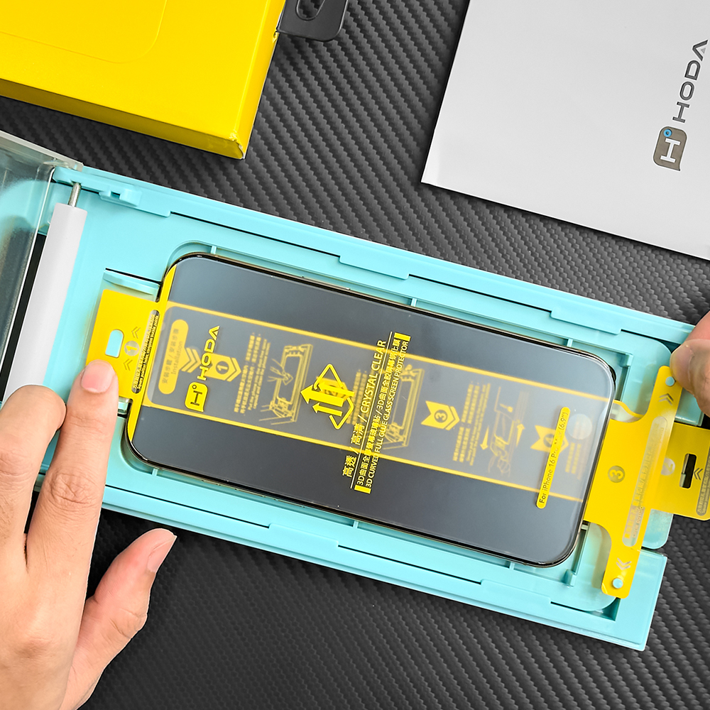 Cường lực iPhone 17 Pro Hoda 3D Curved Clear