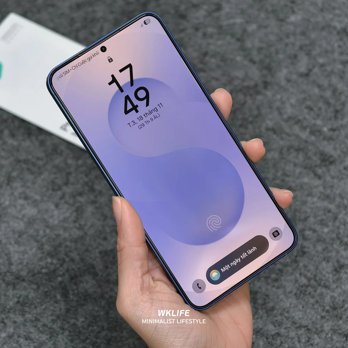 Cuong luc samsung S25 plus nillkin h pro khong vien den