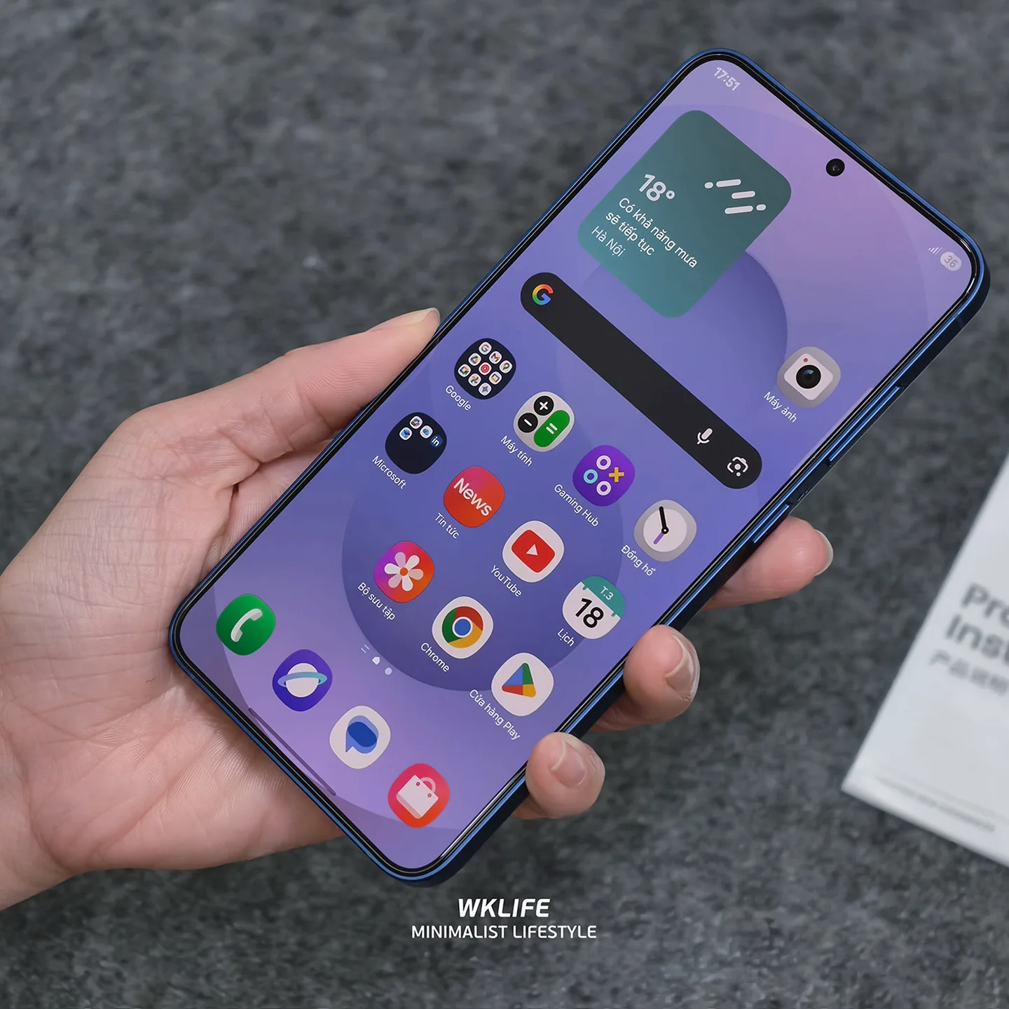 Cuong luc samsung S25 plus nillkin h pro khong vien den