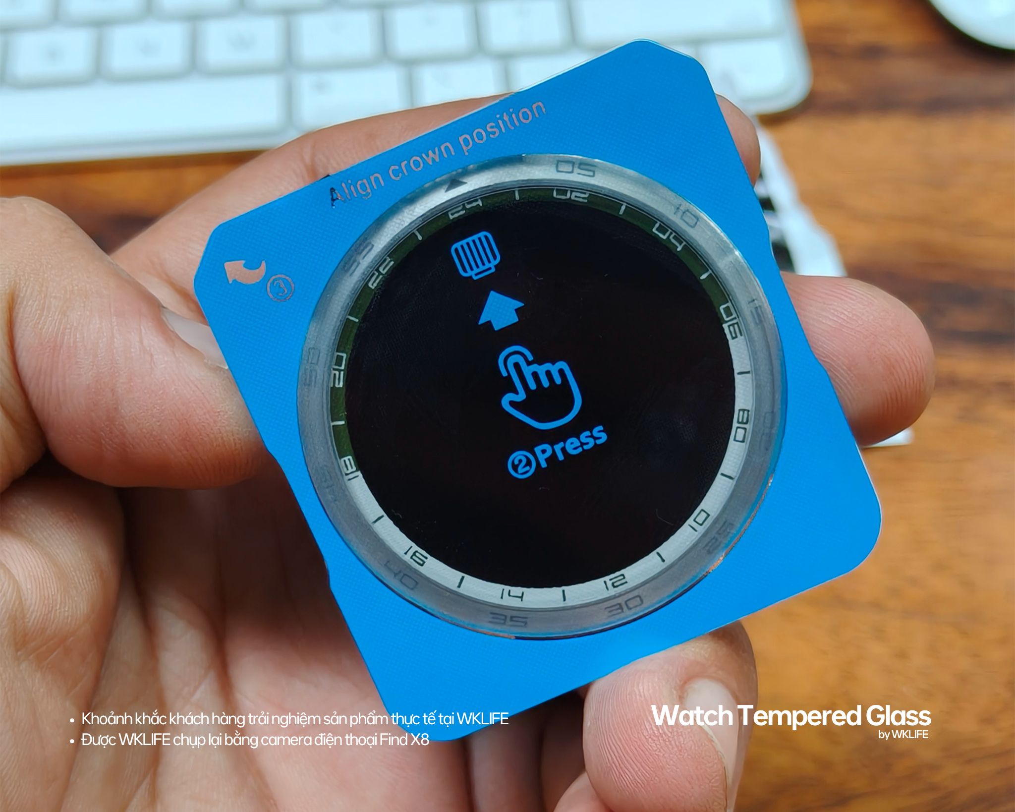Cường lực màn hình Huawei Watch GT4 hình tại shop WKLIFE 4