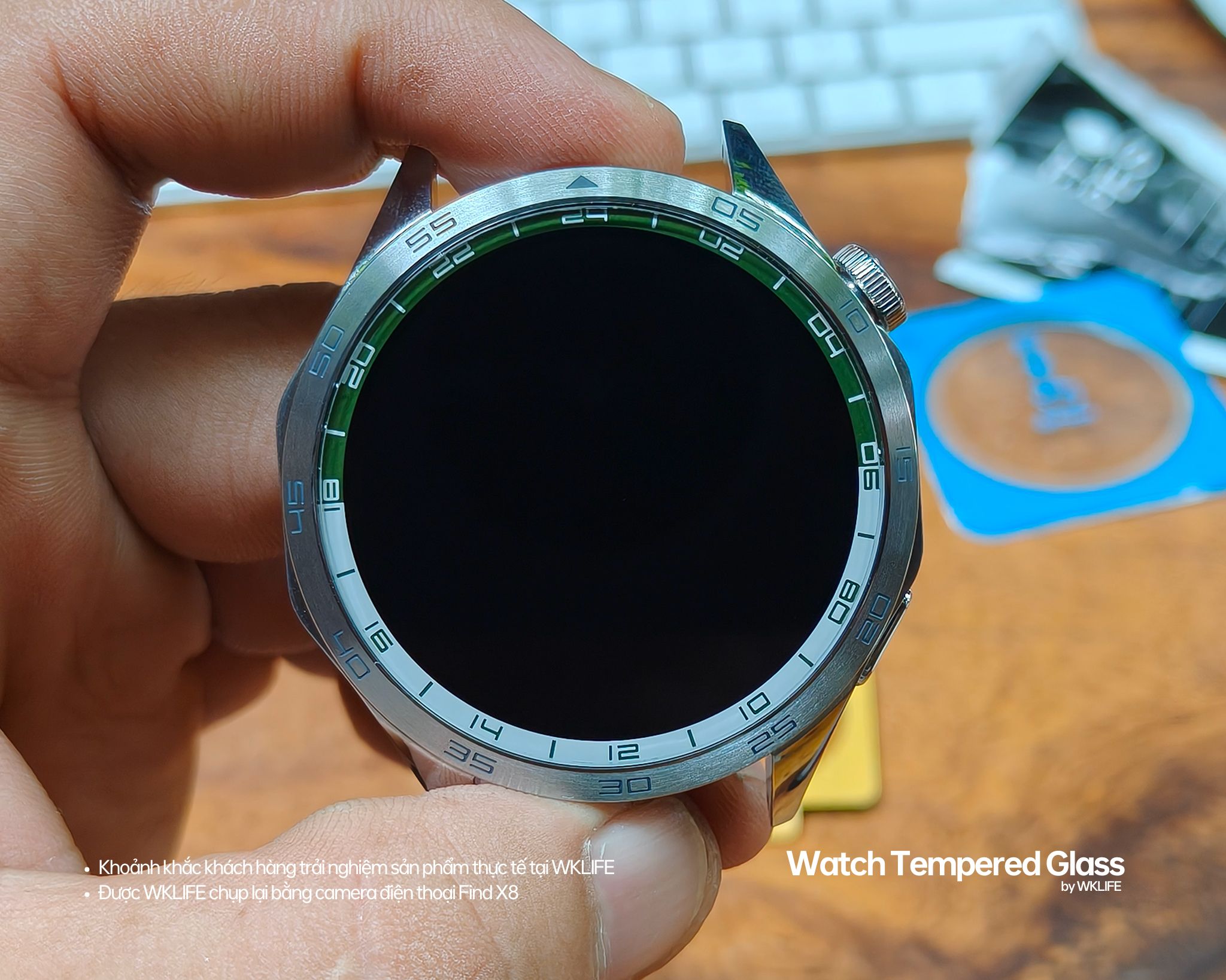 Cường lực màn hình Huawei Watch GT4 hình tại shop WKLIFE 5