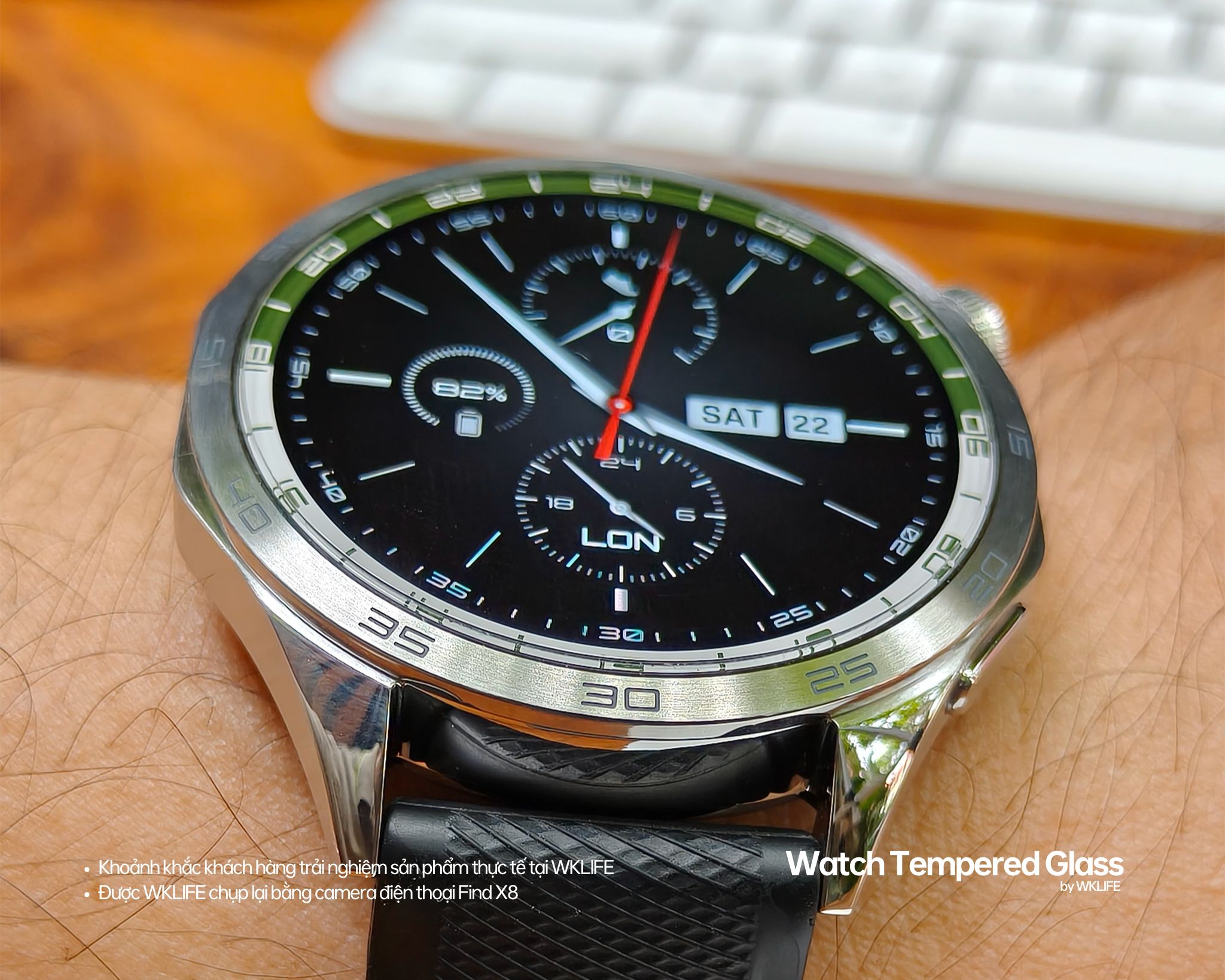 Cường lực màn hình Huawei Watch GT4 hình tại shop WKLIFE 7