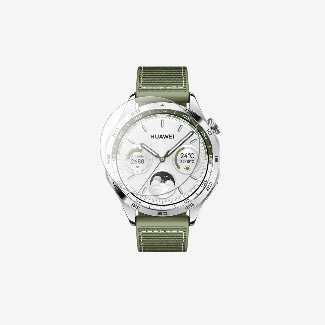 Cường lực màn hình Huawei Watch GT4 - Không viền đen - Khung trợ dán