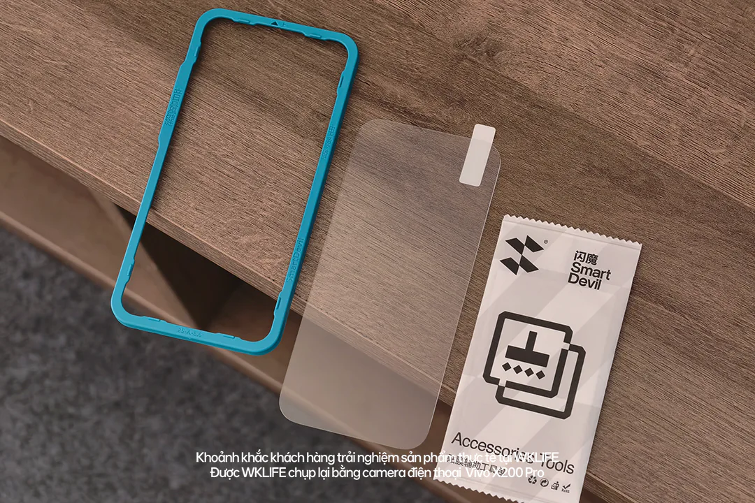 full bộ cường lực iphone SmartDevil nhám mờ
