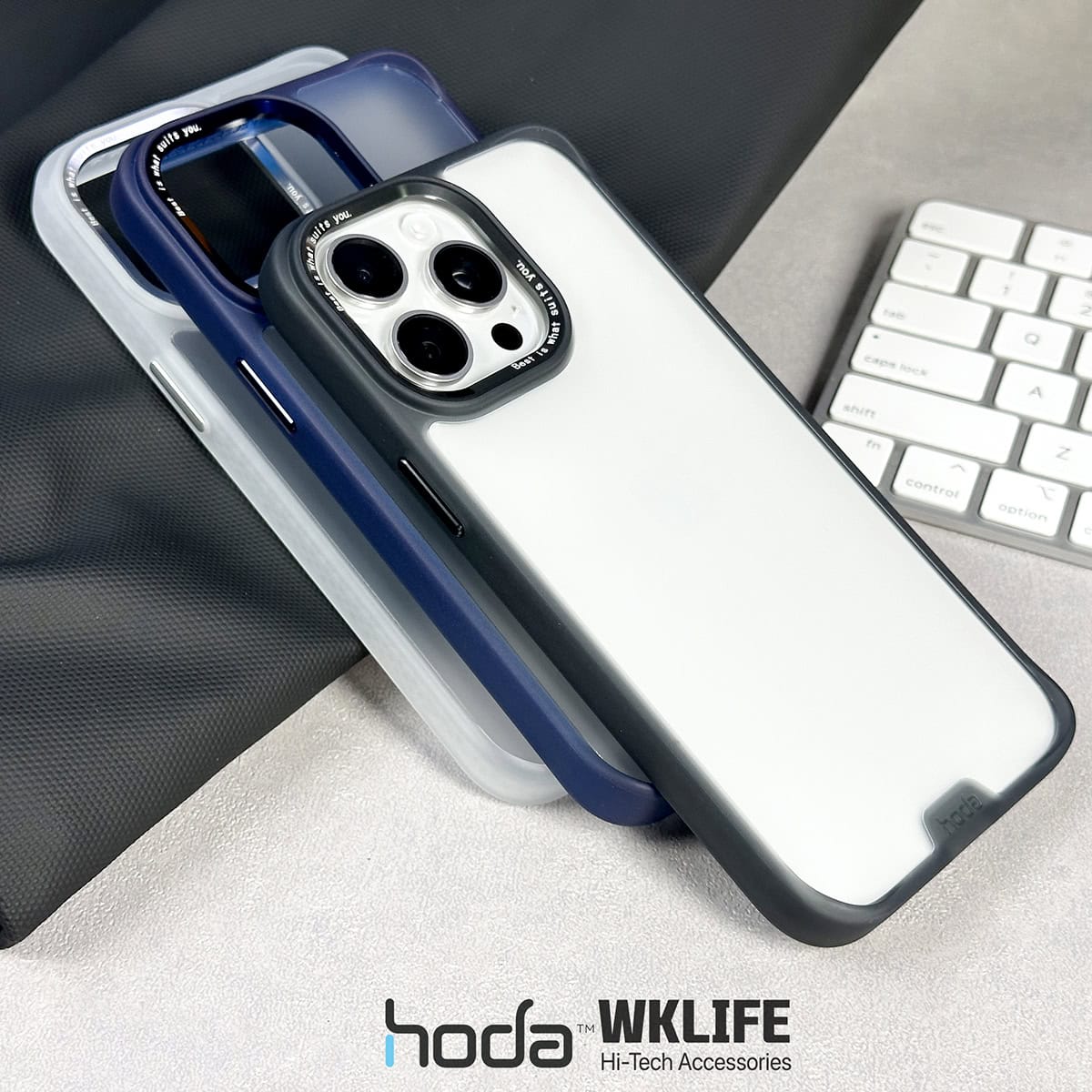 Ốp iPhone 15 Pro Hoda Rough Case