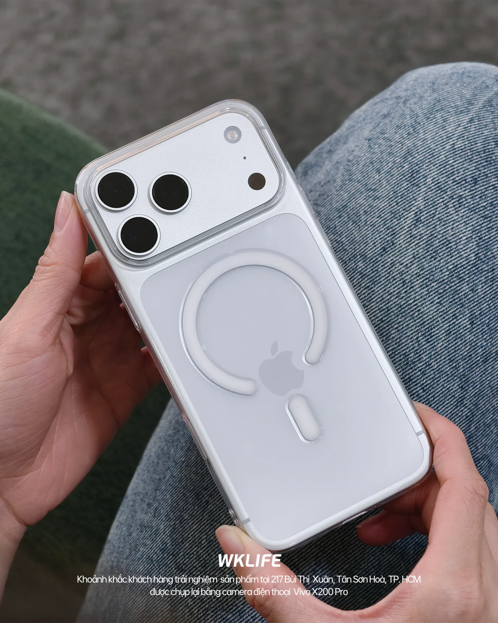 case iPhone WiWU Clear Snap chống ố vàng 2