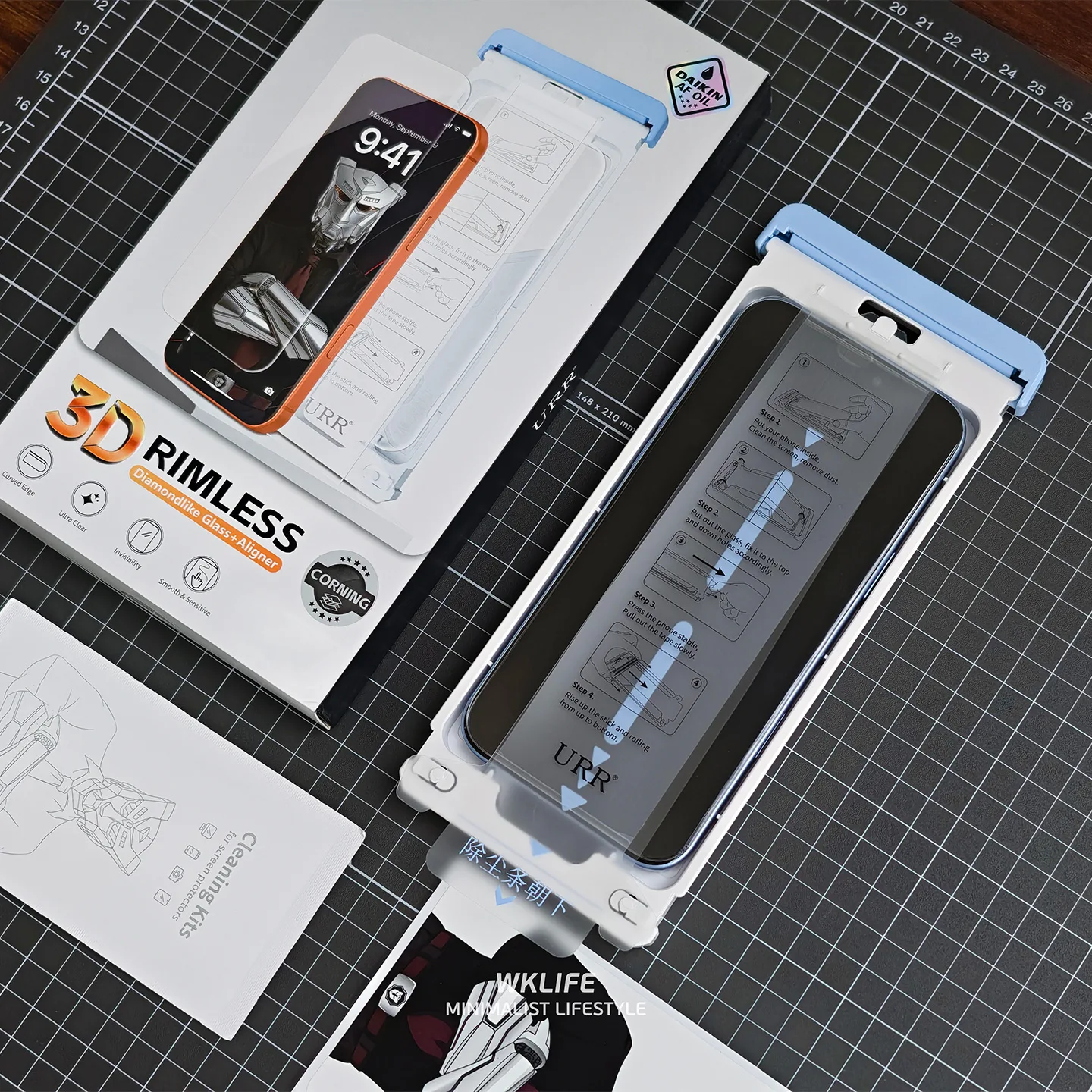 cuong luc URR 3d rimless corning iphone 18 pro max