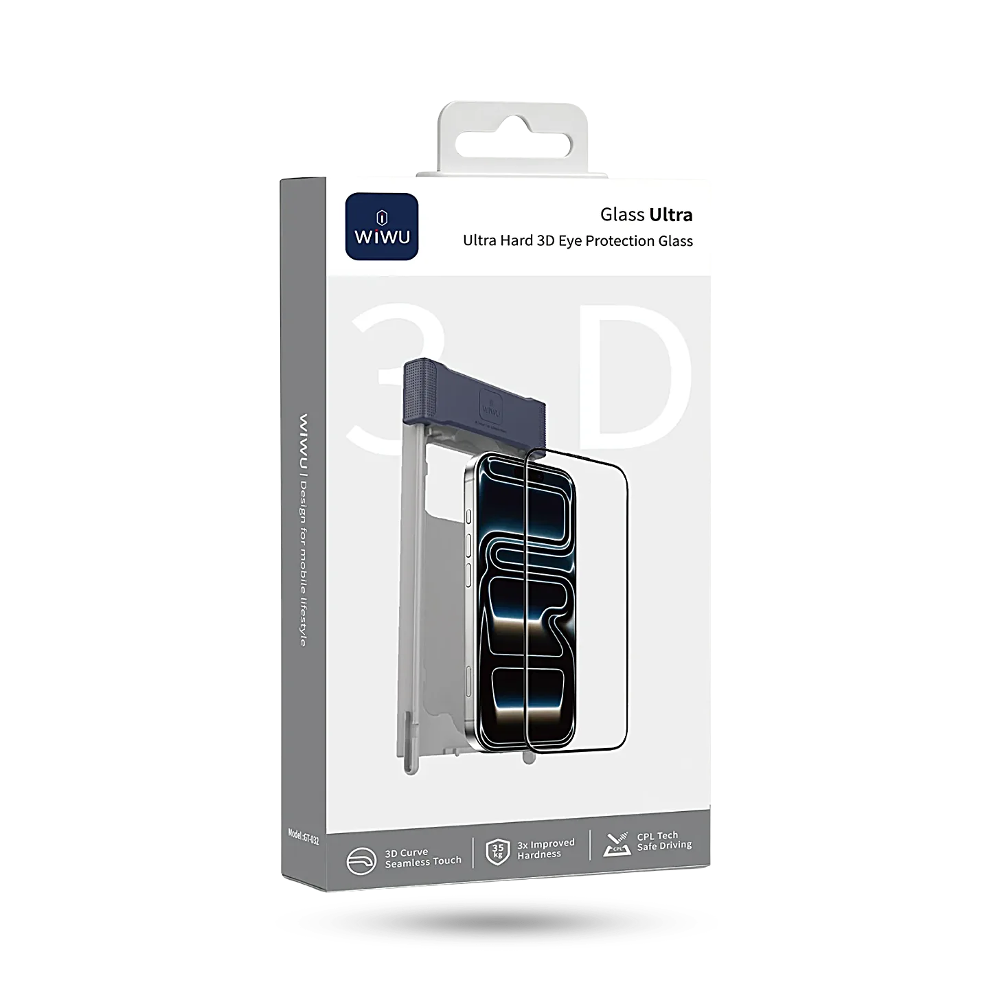 Cường lực WiWU 3D Ultra Hard iPhone 18 Pro Max Full tràn viền