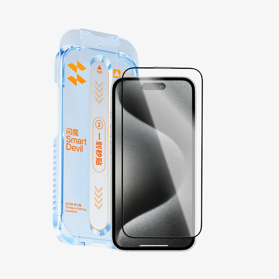 cuong luc iphone 15 Pro SmartDevil Dust Free
