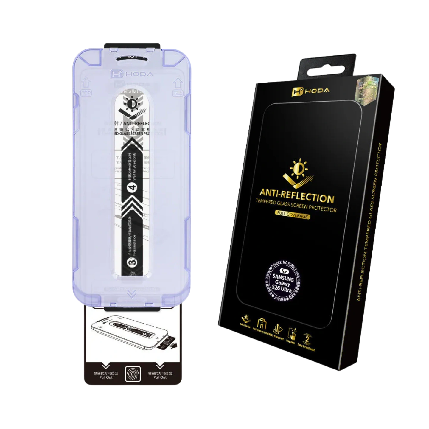 Cường lực Samsung S26 Ultra Hoda Anti-Reflection chống chói