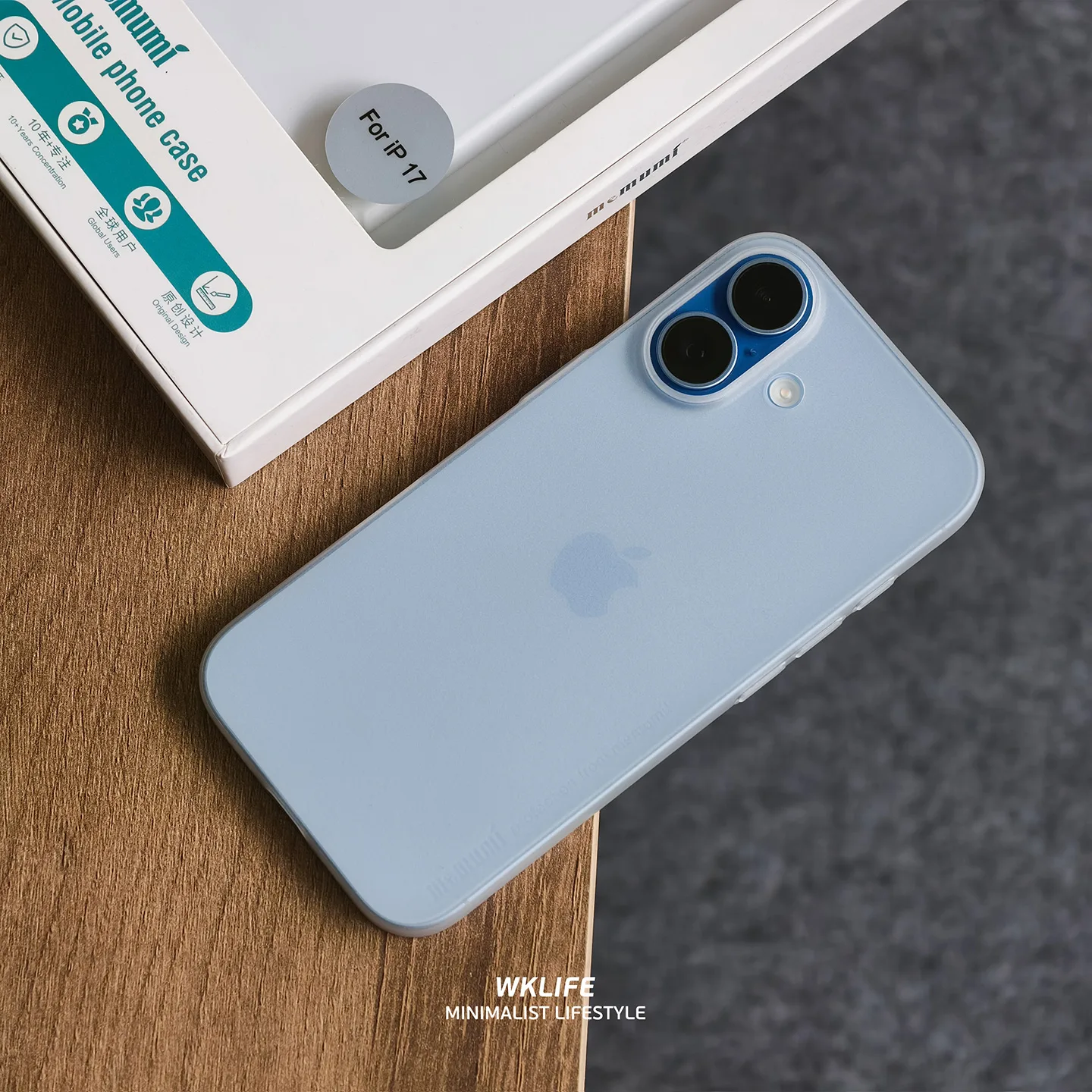 op iphone 17 Memumi 0.33mm Ultra Slim
