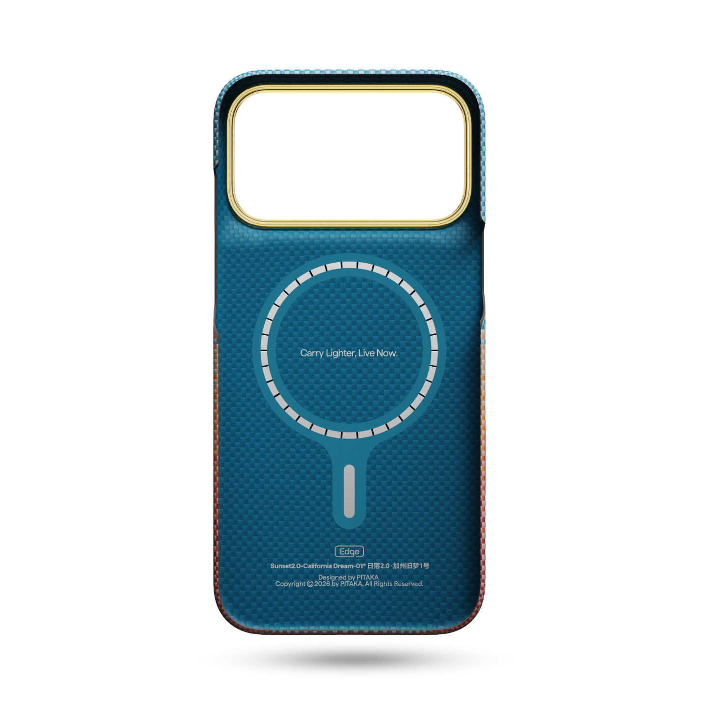 op iphone 18 Pro Max PITAKA Edge Sunset California Dream 01
