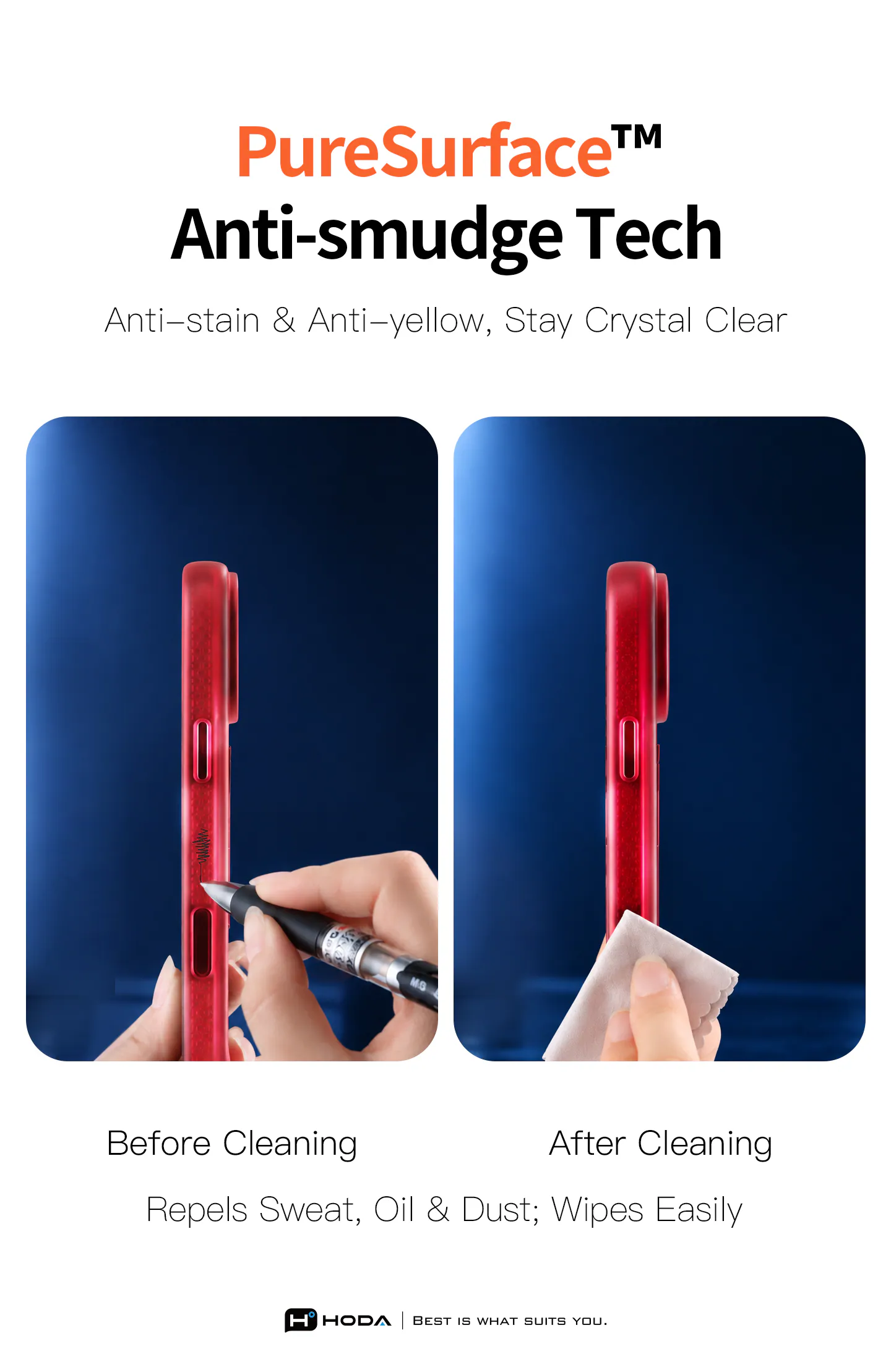 op iphone 18 Pro max Hoda Rough pure surface op iphone 18 Pro max Hoda Rough pure surface