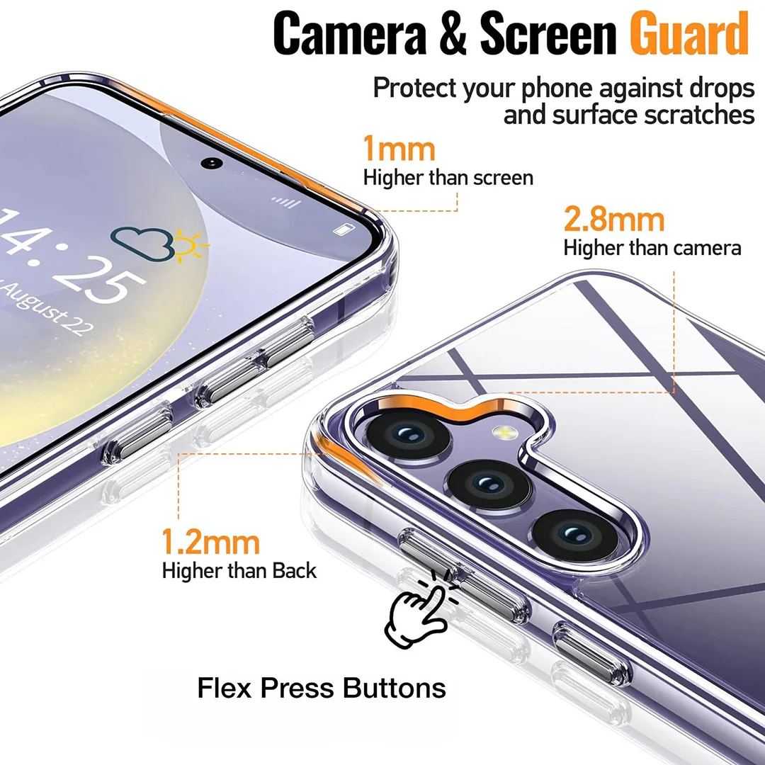 op lung Samsung S24 Plus Likgus Clear bao ve camera